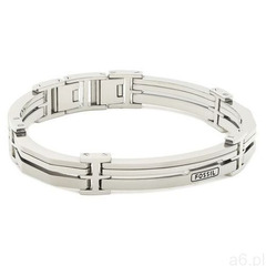 Bransoletka FOSSIL - Mens Dress JF84883040 Silver, kolor szary - ogłoszenia A6.pl