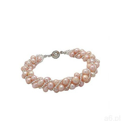 Bransoletka z Perłami Hodowlanymi Peach, 2DD5-8744E - ogłoszenia A6.pl