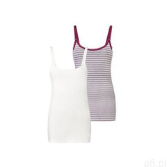 ESMARA® Top do karmienia z biobawełny, 2 sztuki (M (40/42), Paski szary/bordowy) (4055334155847) - ogłoszenia A6.pl