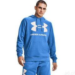 Under Armour Bluza z kapturem Rival Fleece Big Logo HD Blue, kolor niebieski - ogłoszenia A6.pl
