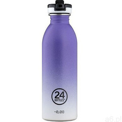 Butelka na wodę urban bottle athleisure purple rhythm 500 ml z zakrętką sport marki 24bottles - ogłoszenia A6.pl