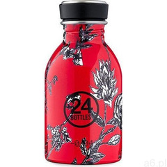 Butelka na wodę urban bottle floral cherry lace 250 ml marki 24bottles - ogłoszenia A6.pl