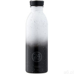 24bottles Butelka na wodę urban bottle basic 500 ml biało-czarna (8051513920332) - ogłoszenia A6.pl