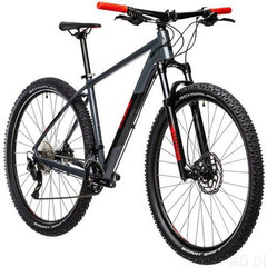 attention, szary/czerwony 16" | 27,5" | s (27.5") 2021 rowery górskie marki Cube - ogłoszenia A6.pl
