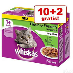 10 + 2 gratis! Pakiet mieszany Whiskas 1+ saszetki, 12 x 85 g / 100 g - Creamy Soup, Wybór k - ogłoszenia A6.pl