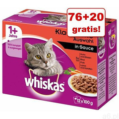 76 + 20 gratis! Whiskas, 96 x 85/100 g - Junior Potrawka, Wybór dań drobiowych w galarecie, 96 x - ogłoszenia A6.pl