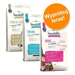 Pakiet próbny Sanabelle Adult, 3 x 2 kg - Pakiet Dental, Hair & Skin, Adult| Wygraj iPhona XS -  - ogłoszenia A6.pl