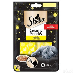 Sheba Creamy Snacks pasta dla kota - Kurczak i łosoś, 9 x 12 g | DARMOWA Dostawa od 99 zł - ogłoszenia A6.pl
