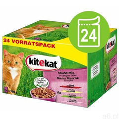 Kitekat saszetki w galarecie, 24 x 100 g - Mieszanka w galarecie (4770608243197) - ogłoszenia A6.pl