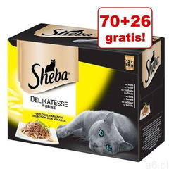 Sheba 76 + 20 gratis! , 96 x 85 g - selection, wybór drobiowy w sosie | dostawa gratis - ogłoszenia A6.pl