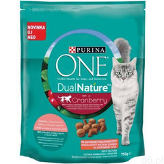 Purina ONE karma dla kotów ONE Dual Nature Sterilized żurawina z łososiem, 8x750 g (7613038232522) - ogłoszenia A6.pl