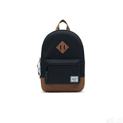 plecak HERSCHEL - Heritage Kids Black/Saddle Brown (02462), kolor brązowy - ogłoszenia A6.pl