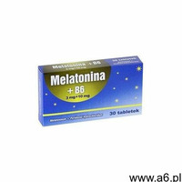 MELATONINA+B6 3mg + 10mg x 30 tabletek - ogłoszenia A6.pl