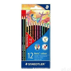 Kredki Noris Colour 12 kolorów Wopex STAEDTLER (4007817018132) - ogłoszenia A6.pl