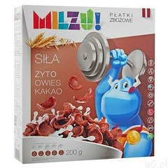Płatki żytnio-owsiane kakaowe dla dzieci "Siła" 200g - Milzu (4751022361063) - ogłoszenia A6.pl