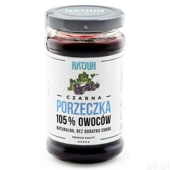 Konfitura czarna porzeczka bez dodatku cukru 105% owoców , 220g marki Natjun - ogłoszenia A6.pl