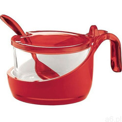 Guzzini Cukiernica two-tone czerwona z łyżeczką (8008392180289) - ogłoszenia A6.pl