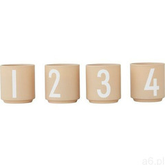 Design letters Filiżanki do espresso aj beżowe 4 szt. - ogłoszenia A6.pl
