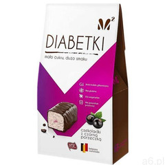 Ekowital Czekoladki diabetki czarna porzeczka bez cukru 100 g (5907617638679) - ogłoszenia A6.pl