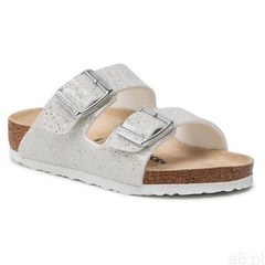 Klapki BIRKENSTOCK - Arizona Kids Bs 1022230 Cosmic Sparkle White, kolor szary - ogłoszenia A6.pl