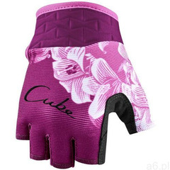 Cube performance short finger gloves kids, fioletowy/różowy 6 2022 rękawice dziecięce (4054571162946 - ogłoszenia A6.pl
