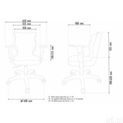 Entelo Krzesło dziecięce na wzrost 159-188cm duo czarny js01 rozmiar 6 (5902490244221) - ogłoszenia A6.pl
