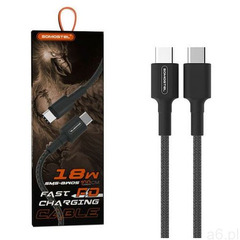 SOMOSTEL KABEL TYP-C - TYP-C PD SMS-BW05 BLACK- Zamów do 16:00, wysyłka kurierem tego samego dnia! - ogłoszenia A6.pl