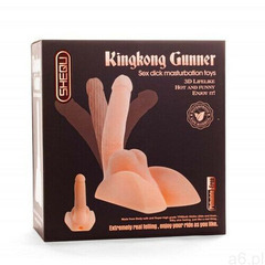 Shequ Masturbator penis z jądrami i anusem unisex 514827 (5999560514827) - ogłoszenia A6.pl