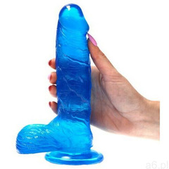 Realistyczny żelowy penis Real Rapture 7,5 cali niebieski 700739, 700739 - ogłoszenia A6.pl