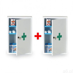 Apteczka pierwszej pomocy z metalu 30 x 46 x 14 cm, 1+1 GRATIS - ogłoszenia A6.pl