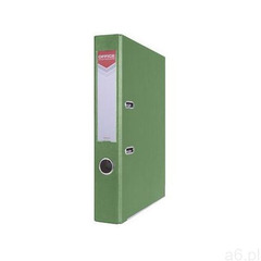 Segregator OFFICE PRODUCTS Officer z szyną, PP, A4/55mm, zielony (5901503650516) - ogłoszenia A6.pl