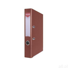 Segregator OFFICE PRODUCTS Officer z szyną, PP, A4/55mm, bordowy (5901503650691) - ogłoszenia A6.pl