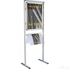 Tablica informacyjna na stojaku 2x3 dwustronna A1(594x841mm), TZSTW/2A1 - ogłoszenia A6.pl