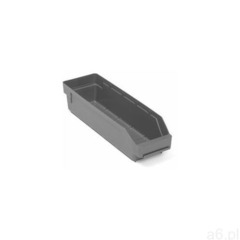 Pojemnik magazynowy reach, 400x120x95 mm, 3 l, szary marki Aj produkty - ogłoszenia A6.pl