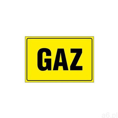 Znak informacyjny GAZ 10 x 15 cm - ogłoszenia A6.pl