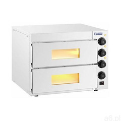 Royal catering Piec do pizzy - 2 komory - kamień ogniotrwały - 3000 w - 2 x Ø36 cm - rc-po002 - 3 la - ogłoszenia A6.pl