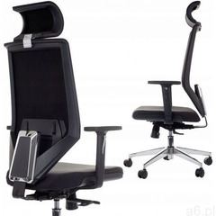 ERGONOMICZNY FOTEL OBROTOWY DLA WYSOKICH FORNELLI CZARNY - ogłoszenia A6.pl