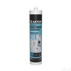 Silikon sanitarny KUCHNIA I ŁAZIENKA 280 ml neutralny transparentny AXTON - ogłoszenia A6.pl