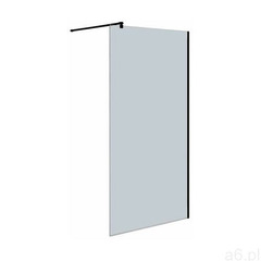 Sea-Horse Easy In ścianka prysznicowa Walk-In 80 cm czarny/szkło przezroczyste BKP251T08K - ogłoszenia A6.pl