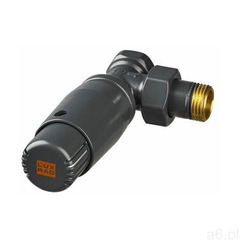 Zestaw termostatyczny kątowy 1/2" RAL 7016 LUXRAD (5907710984307) - ogłoszenia A6.pl