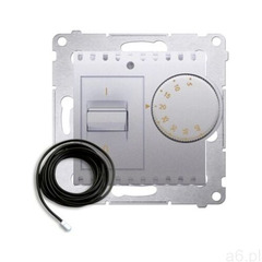 Kontakt-simon Regulator temperatury 54 drt10z.02/43 podłogowy z czujnikiem zewnętrznym 3m srebrny ma - ogłoszenia A6.pl