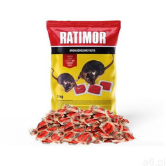 Trutka na szczury i myszy Ratimor bromadiolon czarwona pasta w saszetkach 1kg (3830072311585) - ogłoszenia A6.pl