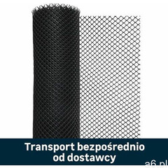 Siatka plastikowa 1 x 25 m czarna - ogłoszenia A6.pl
