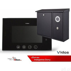 Vidos Zestaw skrzynka na listy z wideodomofonem. monitor 7'' s551-skn_m670b-s2 - ogłoszenia A6.pl
