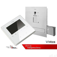 VIDOS Zestaw wideodomofonu skrzynka na listy monitor 3,5 S1201-SK+M1022W - ogłoszenia A6.pl