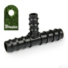 Trójnik z wtykiem na wąż 16mm / 12mm / 16mm do łączenia węży kroplujących Bradas 7348 (5907544407348 - ogłoszenia A6.pl