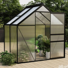 Vidaxl Emaga szklarnia, antracytowa, aluminium, 2,47 m² - ogłoszenia A6.pl