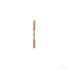 Słupek balustrady drewniany dębowy surowy WZ 11 1150x75x75 mm Kornik - ogłoszenia A6.pl