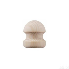 Zakończenie poręczy drewniane sosnowe surowe proste 62x50 mm Kornik (5905156083912) - ogłoszenia A6.pl