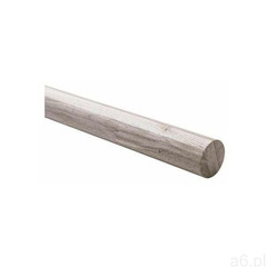 Poręcz schodowa drewniana dębowa surowa okrągła 2000x49.5 mm Kornik - ogłoszenia A6.pl